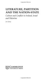 book Literature, Partition and the Nation-State: Culture and Conflict in Ireland, Israel and Palestine (Cultural Margins)