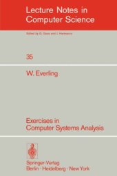 book Exercises in Computer Systems Analysis