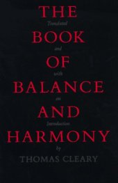 book The Book of Balance and Harmony