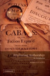 book Attributing Authorship: An Introduction