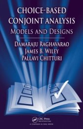 book Choice-based Conjoint Analysis: Models and Designs