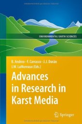 book Advances in Research in Karst Media