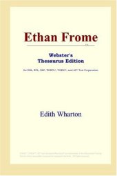 book Ethan Frome (Webster's Thesaurus Edition)