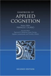 book Handbook of Applied Cognition 2nd Edition