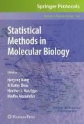 book Statistical Methods in Molecular Biology