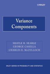 book Variance Components (Wiley Series in Probability and Statistics)