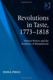 book Revolutions in Taste 17731818