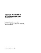 book Toward a national research network
