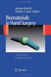 book Biomaterials in Hand Surgery