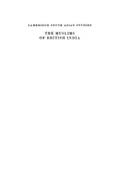 book The Muslims of British India