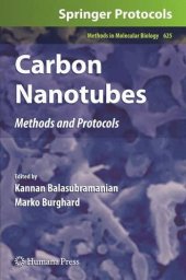 book Carbon Nanotubes: Methods and Protocols