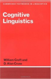 book Cognitive Linguistics (Cambridge Textbooks in Linguistics)