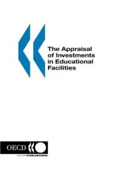 book The Appraisal of Investments in Educational Facilities