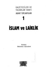 book islam ve laiklik ; Abant toplantıları 1