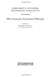 book Margaret Cavendish: Observations upon Experimental Philosophy