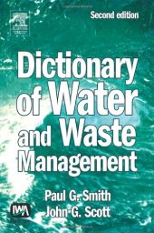 book Dictionary of Water and Waste Management, Second Edition