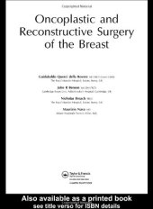 book Oncoplastic and Reconstructive Surgery of the Breast