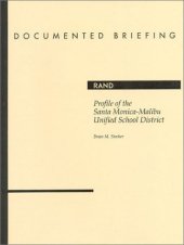 book Profile of the Santa Monica-Malibu Unified School District (Conference Proceedings)