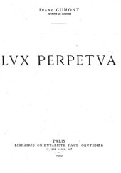 book Lux Perpetua