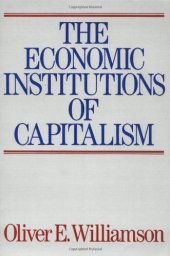 book The Economic Institutions of Capitalism