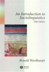 book An Introduction to Sociolinguistics, Fifth Edition