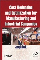 book Cost Reduction and Optimization for Manufacturing and Industrial Companies (Wiley-Scrivener)