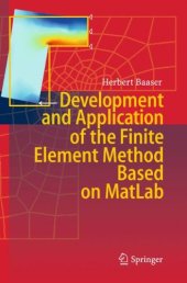 book Development and Application of the Finite Element Method based on MATLAB