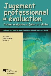 book Jugement professionnel en evaluation : Pratiques enseignantes au Quebec et a Geneve