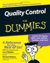 book Quality Control for Dummies