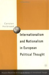 book Internationalism and Nationalism in European Political Thought (Palgrave MacMillan History of International Thought)