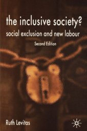 book The Inclusive Society?: Social Exclusion and New Labour