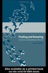 book Finding and Knowing: The Psychology of Digital Information Use