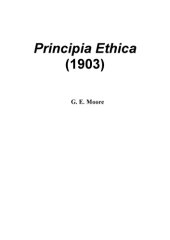 book Principia Ethica