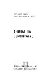 book Teorias da Comunicacao