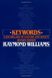 book Keywords: A Vocabulary of Culture and Society