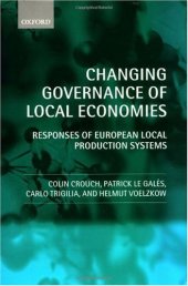 book Changing Governance of Local Economies: Responses of European Local Production Systems