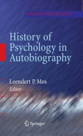 book History of Psychology in Autobiography