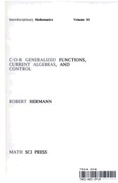 book C-O-R Generalized Functions, Current Algebras, and Control