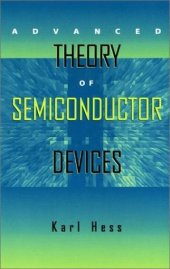 book Advanced Theory of Semiconductor Devices