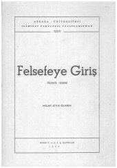 book Felsefeye Giriş İkinci Kısım