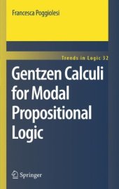 book Gentzen Calculi for Modal Propositional Logic