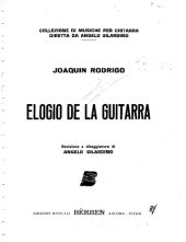 book Elogio de la guitarra (Guitar Score)