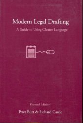 book Modern Legal Drafting: A Guide to Using Clearer Language