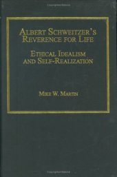 book Albert Schweitzer's Reverence for Life