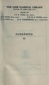 book Josephus: Jewish Antiquities (Books 14-15)