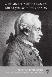 book A Commentary to Kant's ''Critique of Pure Reason''