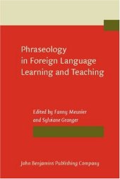 book Phraseology in Foreign Language Learning and Teaching