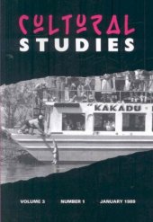 book Cultural Studies: Volume 3, Issue 1 (Cultural Studies Journal)