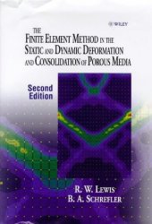 book The Finite Element Method in the Static and Dynamic Deformation and Consolidation of Porous Media, 2nd Edition