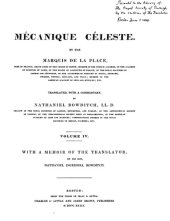 book Mecanique Celeste ( vol 4 of 4 )